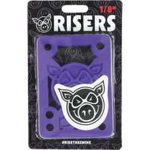 PIG PILES 1/8" HARD RISERS PURPLE single set