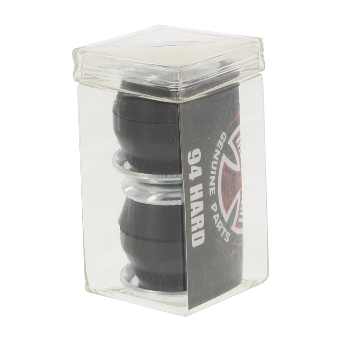 INDE STD CONICAL CUSHIONS 94a BLK 2pr w/washers