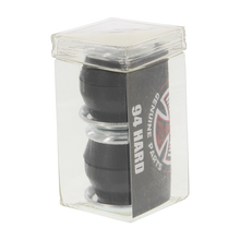 INDE STD CONICAL CUSHIONS 94a BLK 2pr w/washers
