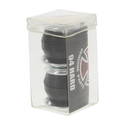 INDE STD CONICAL CUSHIONS 94a BLK 2pr w/washers