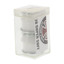 INDE STD CYLINDER CUSHIONS 78a WHT 2pr w/washers