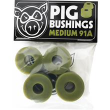 PIG BUSHINGS 91a MEDIUM OLIVE GREEN 2pr