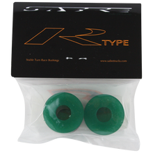 SABRE R-TYPE BUSHINGS 93a CLR.GREEN 2pk w/washers