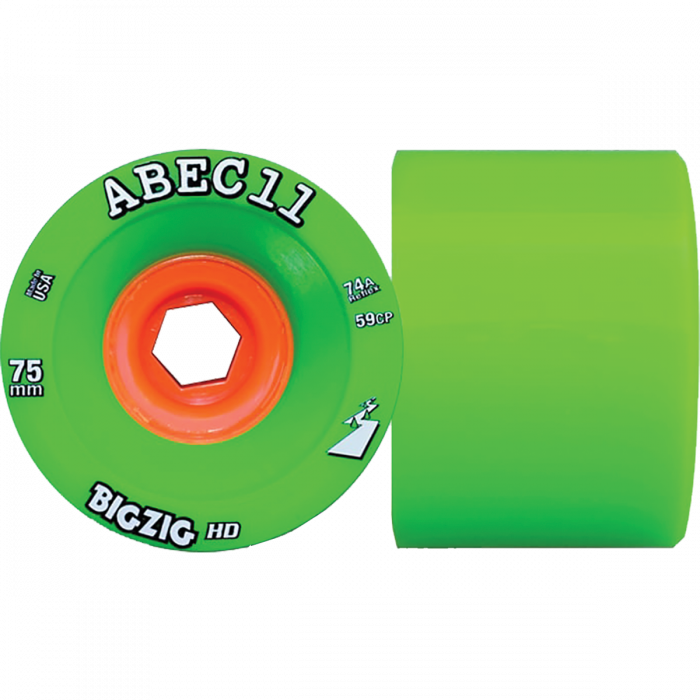 ABEC11 BIGZIG HD 75mm 75a LIME/ORG