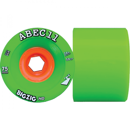 ABEC11 BIGZIG HD 75mm 75a LIME/ORG