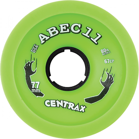 ABEC11 CENTRAX 77mm 80a LIME/BLK