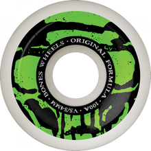 BONES 100's OG V5 MUMMY SKULLS 54mm 100A WHITE