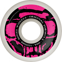 BONES 100's OG V5 MUMMY SKULLS 55mm 100A WHITE
