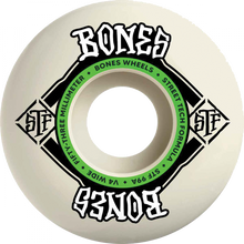 BONES STF V4 SQUARE LOGO 53MM 99A NAT/GRN