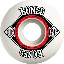 BONES STF V4 SQUARE LOGO 54MM 103A WHT/RED