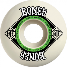 BONES STF V4 SQUARE LOGO 55MM 99A NAT/GRN