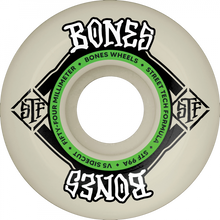 BONES STF V5 SQUARE LOGO 54MM 99A WHT/GRN