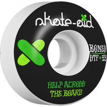 BONES STF SKATE AID II 53mm WHT/BLK W/GRN