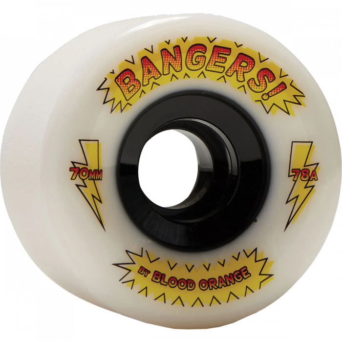 BLOOD ORANGE BANGERS 70mm 78a WHITE