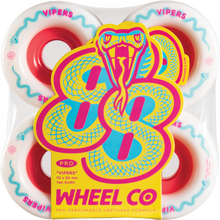 88 WHEELS VIPER PRO FREERIDE 70mm 74a WHITE