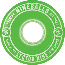 SEC9 NINEBALLS 61mm 78a CLEAR GREEN