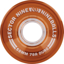 SEC9 NINEBALLS 58mm 78a ROOT BEER