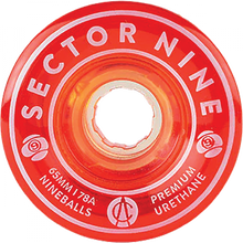 SEC9 NINEBALLS 65mm 78a CLEAR RED