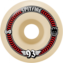 60mm Spitfire Formula Four 93a Classic Wheels  NATURAL
