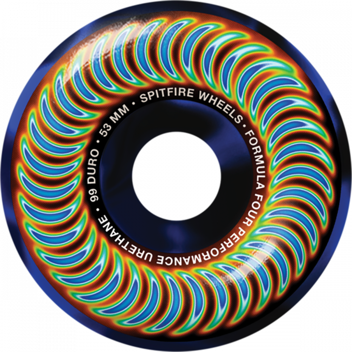 SF F4 99A CLASSIC RADIOACTIVE 53MM BLK/BLU SWIRL