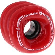 SHARK CALIFORNIA ROLL 60mm 78a SOLID RED