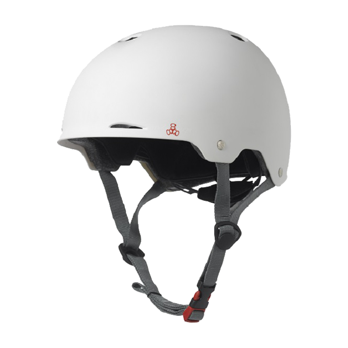 T8 GOTHAM HELMET XS/S-WHITE MATTE RUBBER cpsc/astm