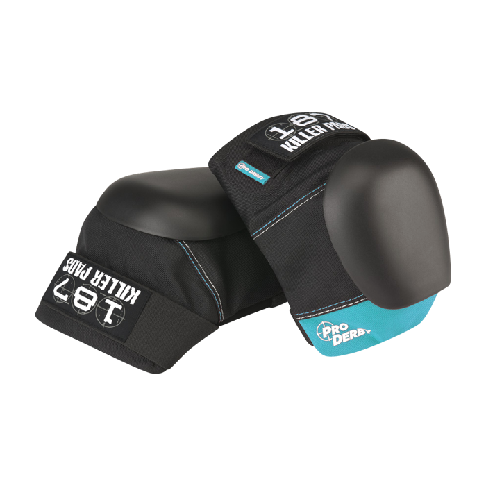 187 PRO DERBY KNEE PADS XS-BLK/BLUE