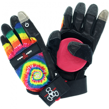 T8 DOWNHILL SLIDE GLOVES XS-TIE DYE/BLK
