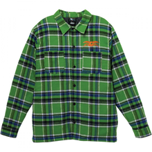 Ah Basic Eagle Flannel Jacket M-Grn/Blue