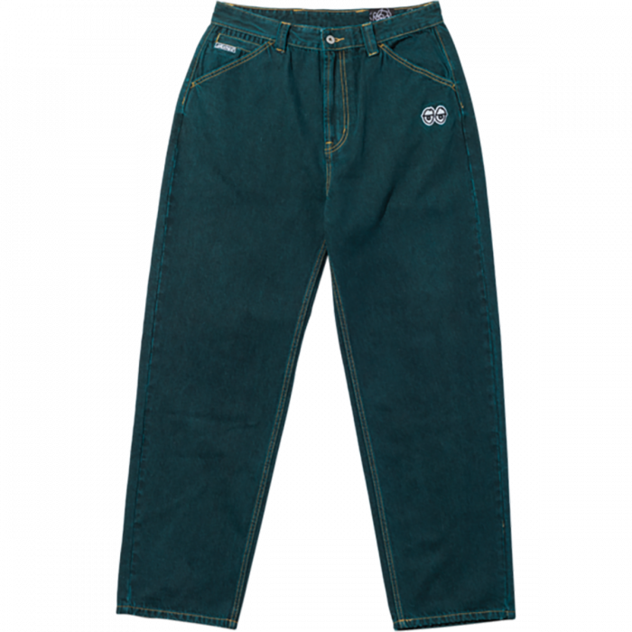 Krk Eyes Denim Twill Pant L-Green Overdye