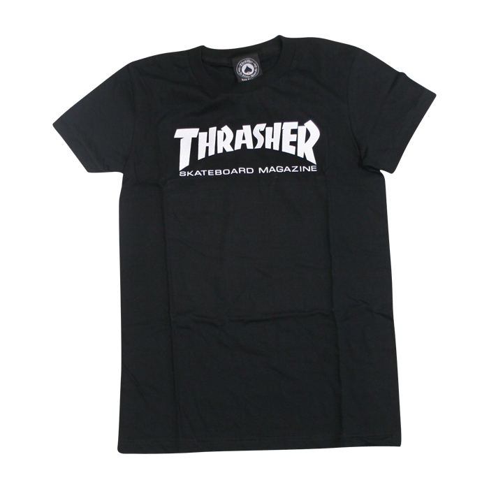 Thrasher Mag Logo Girls Ss S-Black