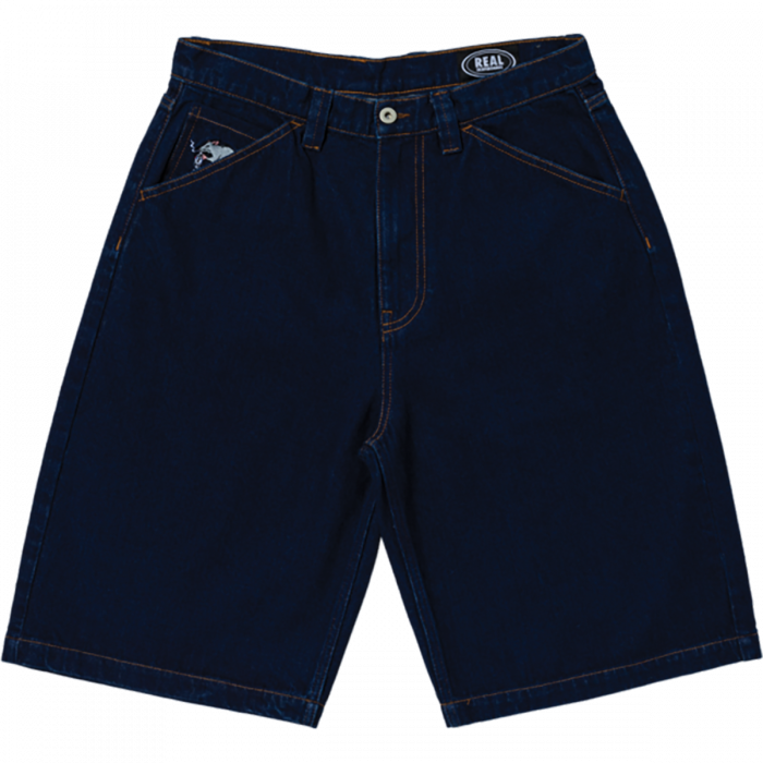 Real Street Cleaner Denim Shorts 36 Dark Wash