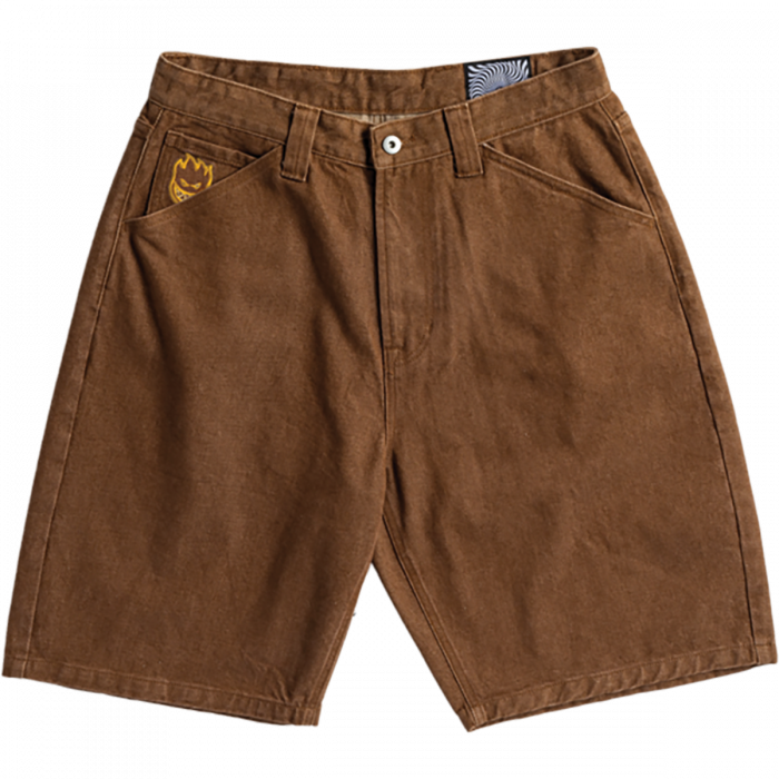 Sf Bighead Denim Shorts S-Brown