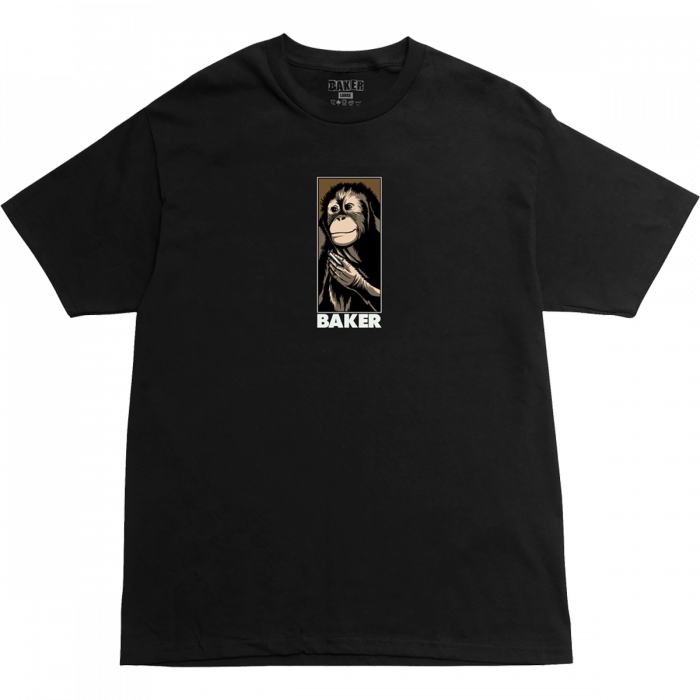 Baker Smoking Monkey Ss S-Black
