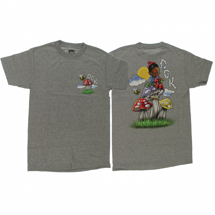 Dgk Trippy Math Ss S-Heather Grey