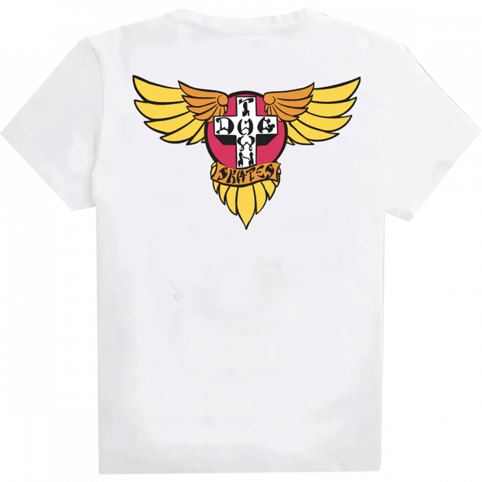 Dogtown Wings 70'S Ss L-White