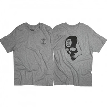 Ghost/Ship Ominous Skull Ss Xxl-Athletic Gray