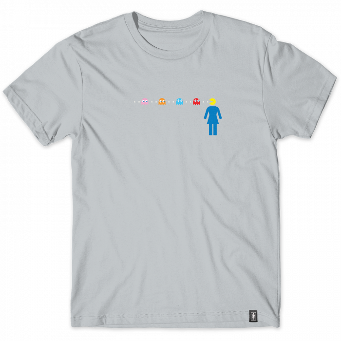 Girl Og Pac-Man Maze Ss S-Silver