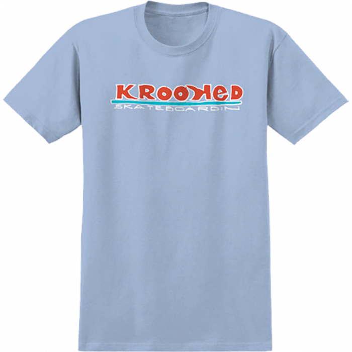 Krk Skateboardin Ss S-Lt.Blu/Red/Wht/Blu