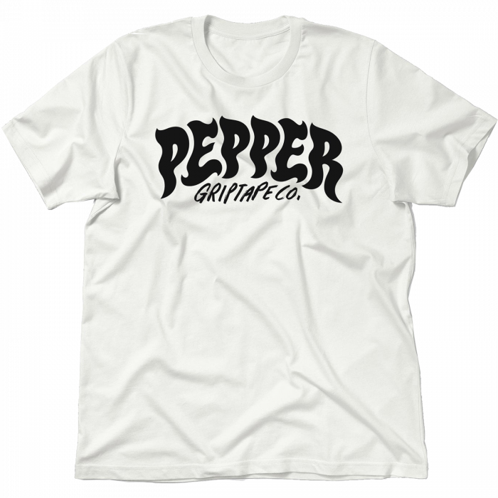 Pepper Logo Ss S-White