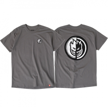 Sf Yin Yang Ss S-Charcoal/Blk/Wht