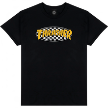 Thrasher Checkered Oval Ss M-Black