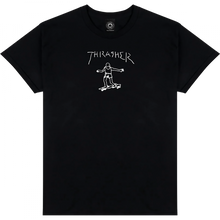 Thrasher Gonz Logo Ss L-Black/White
