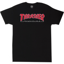 Thrasher Outlined Ss L-Black/Red/Wht