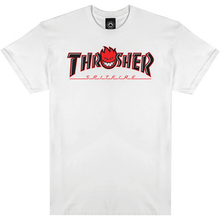 Thrasher Spitfire Big Head Outline Ss S-White