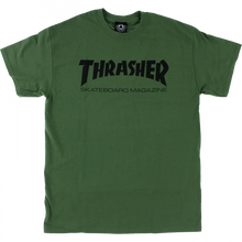 Thrasher Skate Mag Ss L-Army/Blk