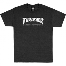 Thrasher Skate Mag Ss Xl-Dark Heather Grey/Wht
