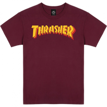 Thrasher Stacked Ss M-Maroon