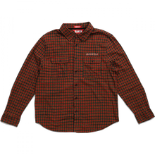 Baker Flames Ls Flannel S-Red