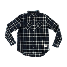 Grizzly North American Flannel Ls S-Blk/Grey